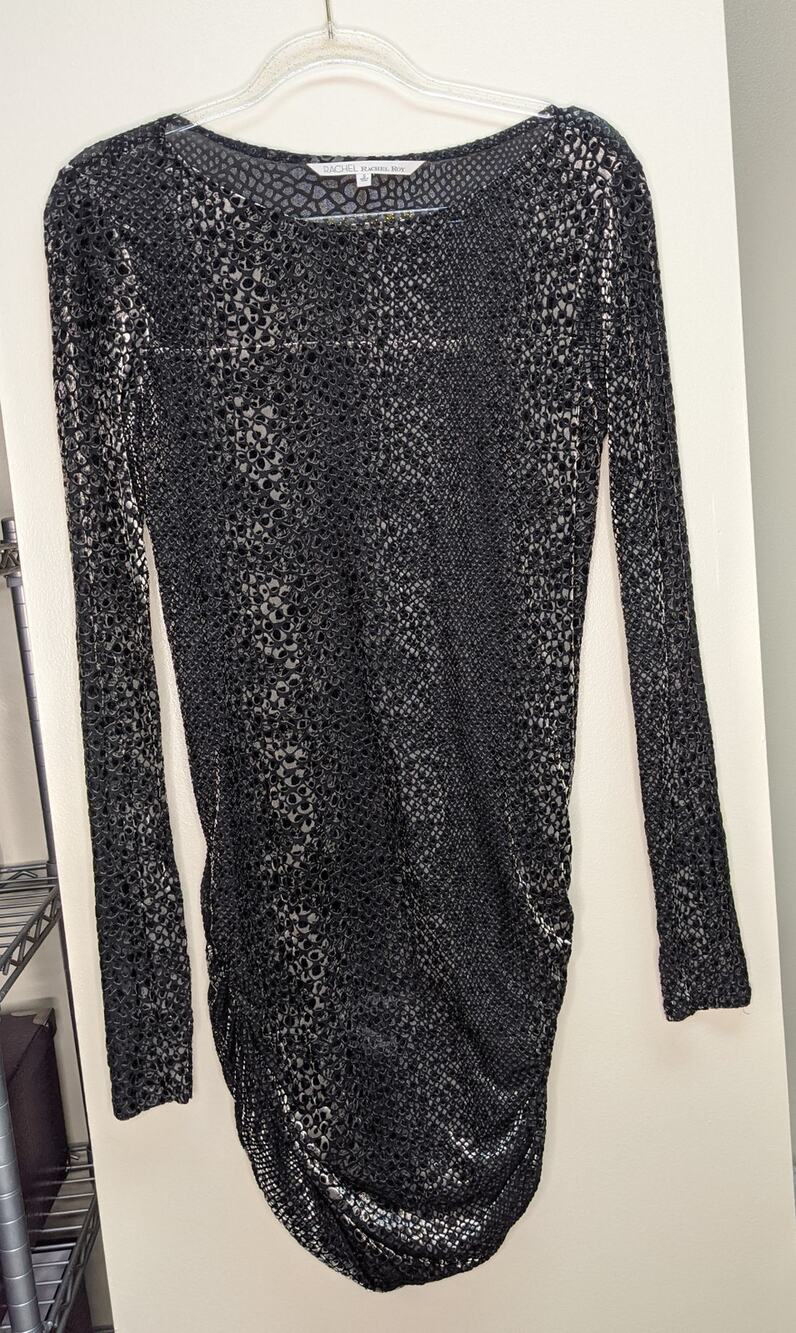 Rachel Roy dress ruched fully lined sz S